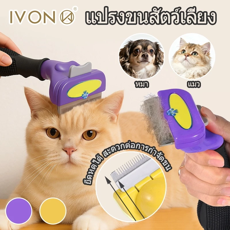 IVON หวีสัตว์เลี้ยง