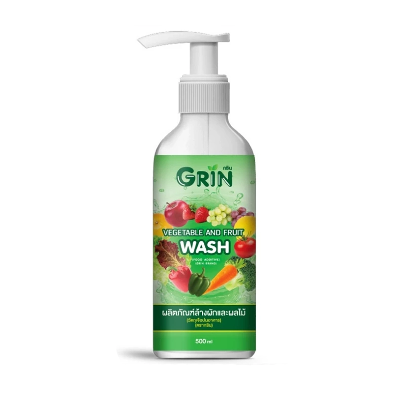 น้ำยาล้างผัก ผลไม้ GRIN Veggie wash ปลอดภัย 100%.webp