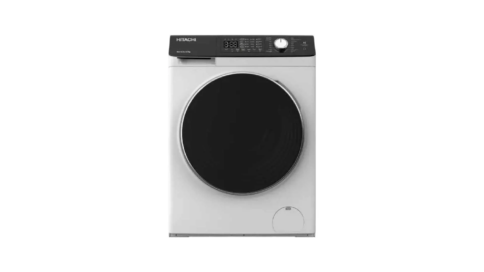 11. HITACHI เครื่องซักผ้าอบผ้า ฝาหน้า (85 Kg) รุ่น BD-D802HVOW.webp