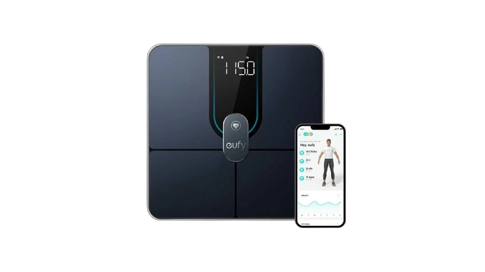 11. Anker Eufy Smart Scale P2 Pro เครื่องชั่งน้ำหนัก 16 ราย.webp
